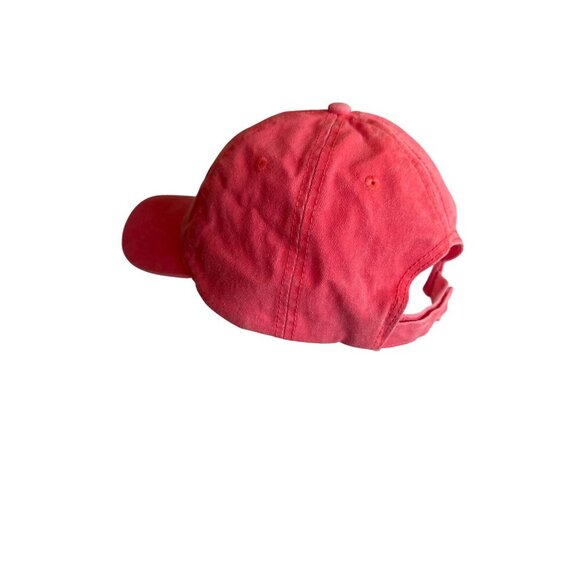 Vintage Daytona Beach FL Red Baseball Cap Adjustable Strap 100% Cotton ESY One S - Picture 3 of 6